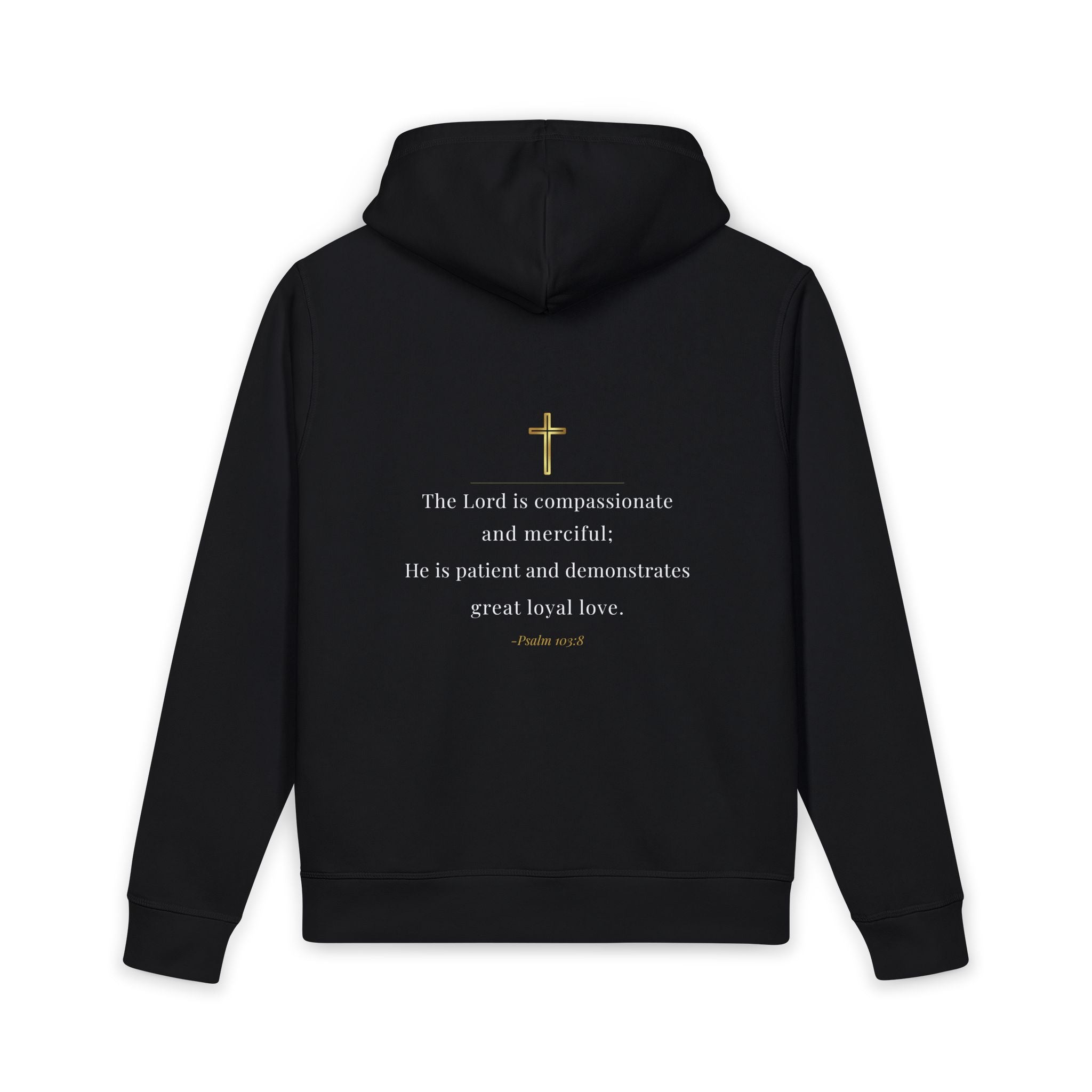 Psalm 103:8 Cross Hoodie