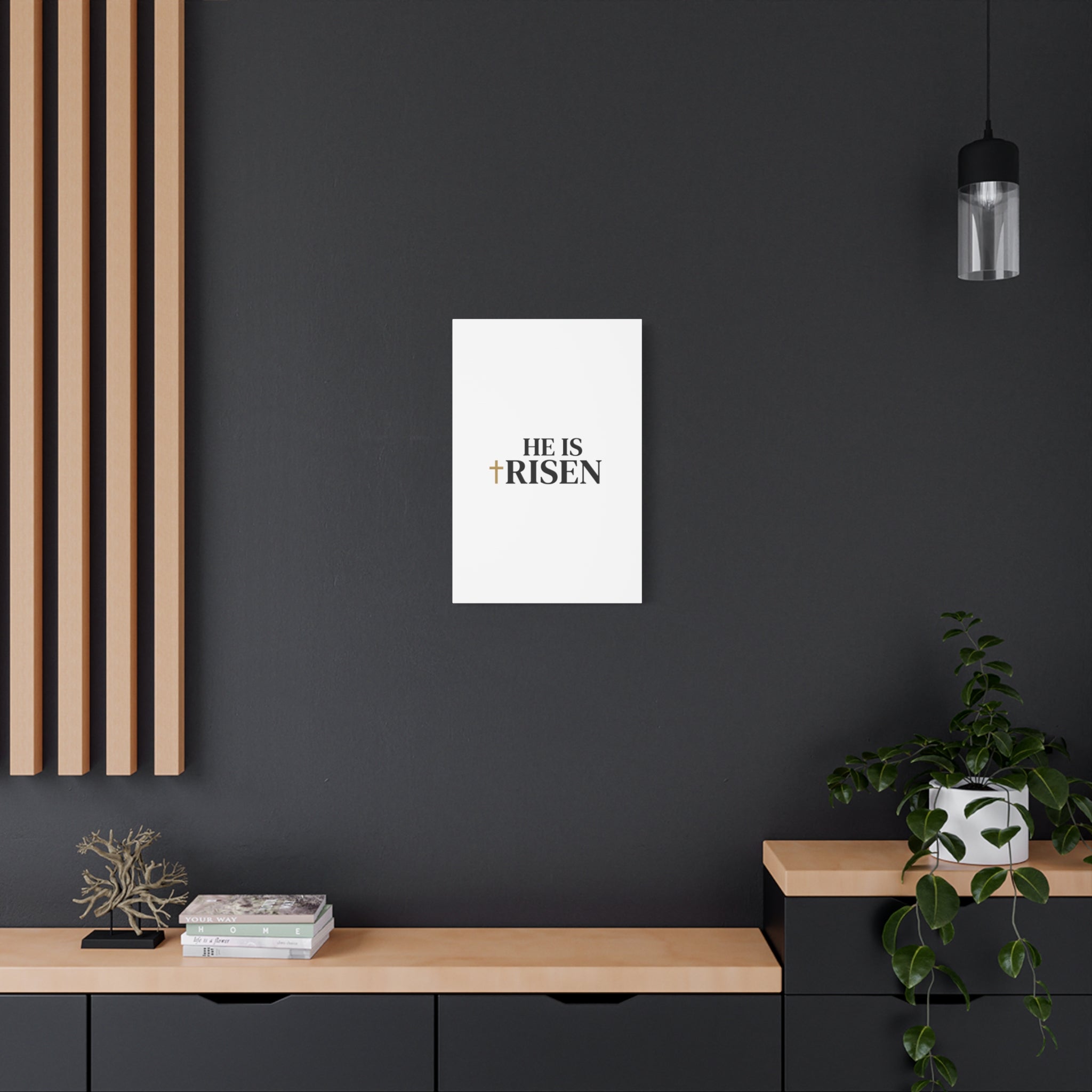 He Is Risen Canvas Print