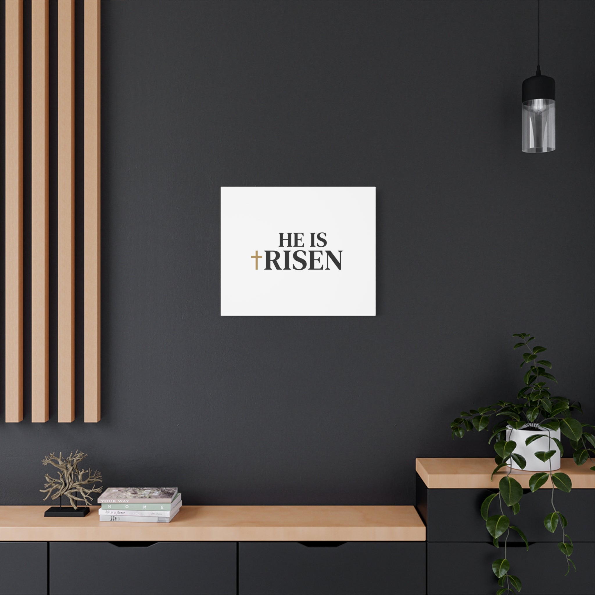 He Is Risen Canvas Print