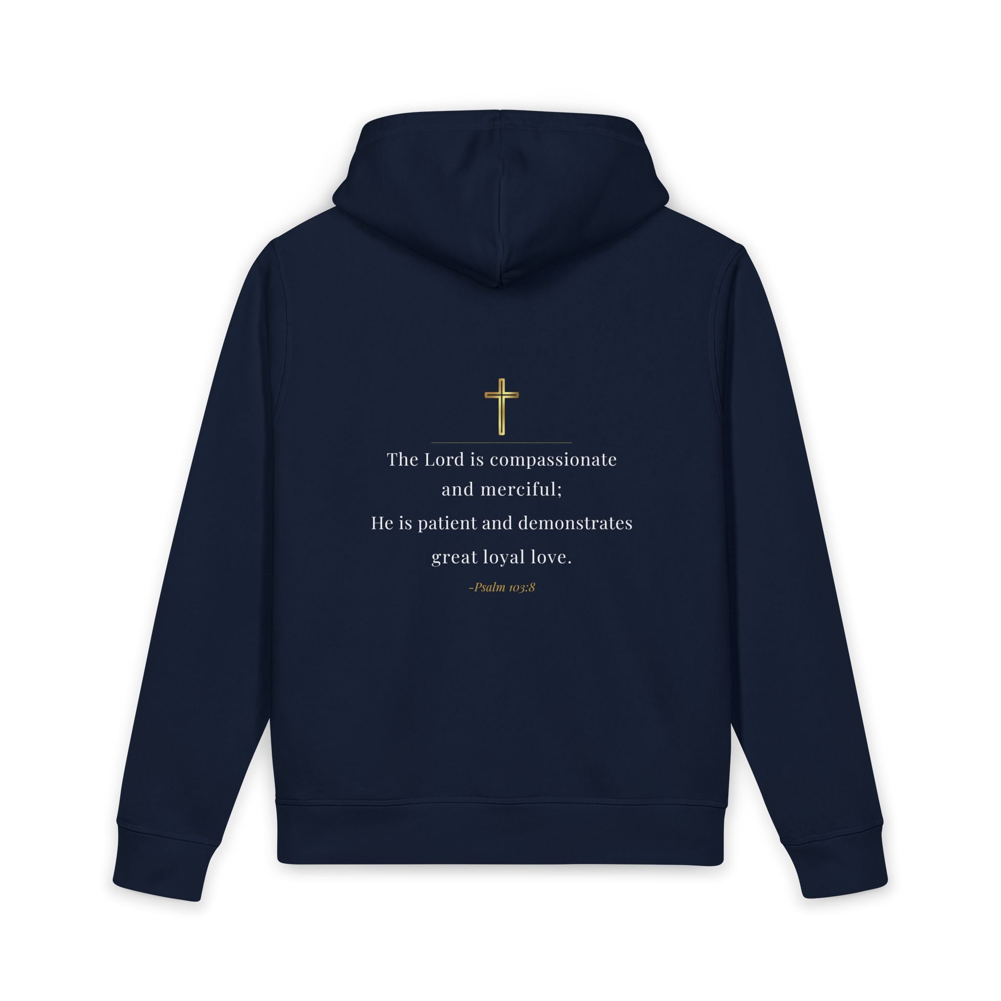 Psalm 103:8 Cross Hoodie
