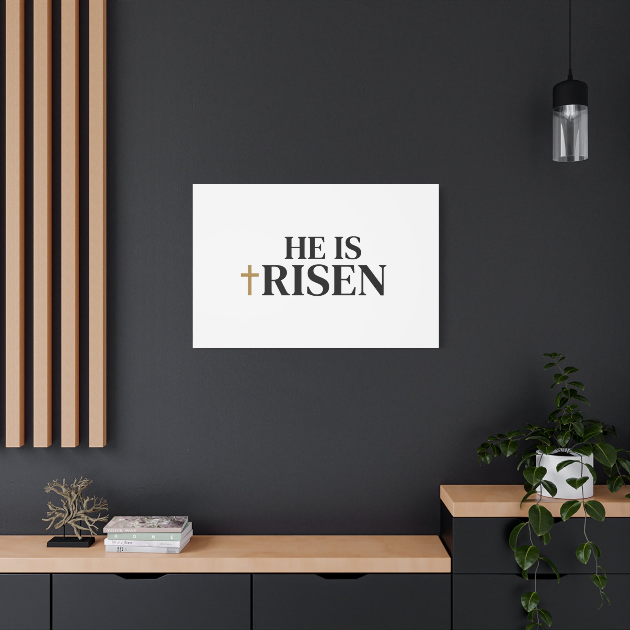 He Is Risen Canvas Print
