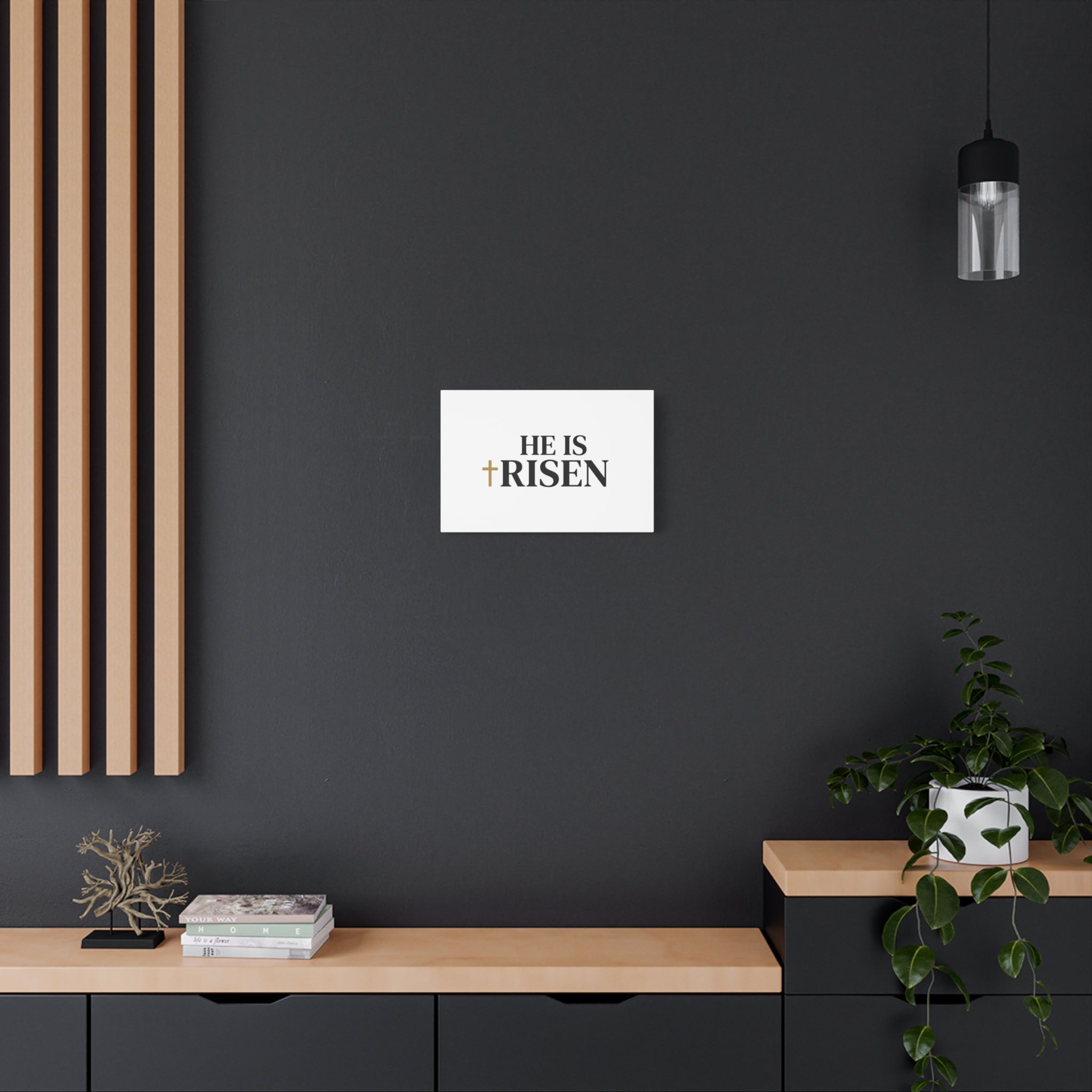He Is Risen Canvas Print