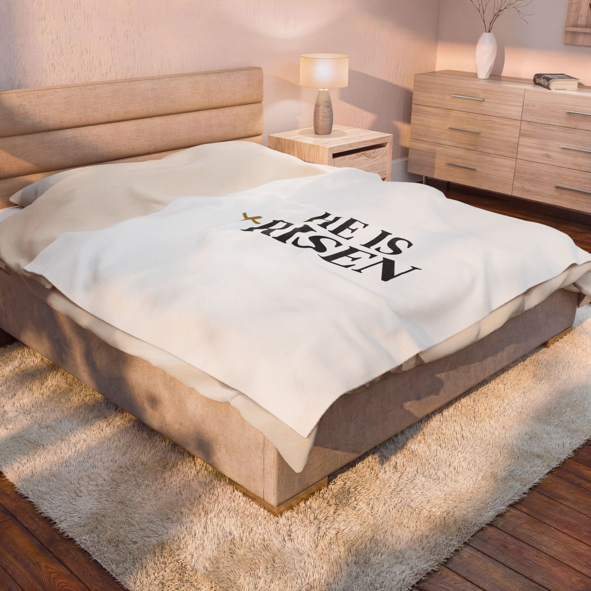 He Is Risen Throw Blanket
