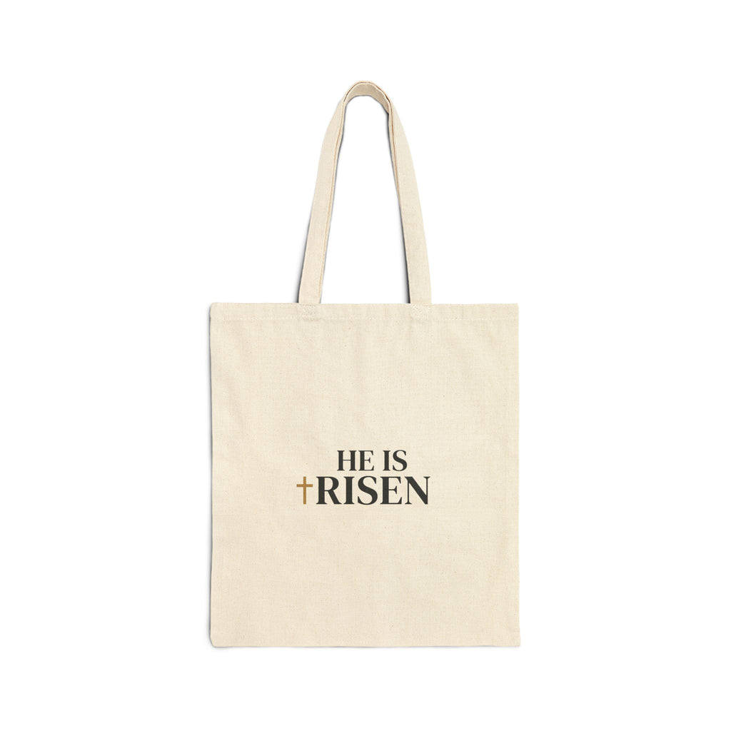 He Is Risen Canvas Tote Bag