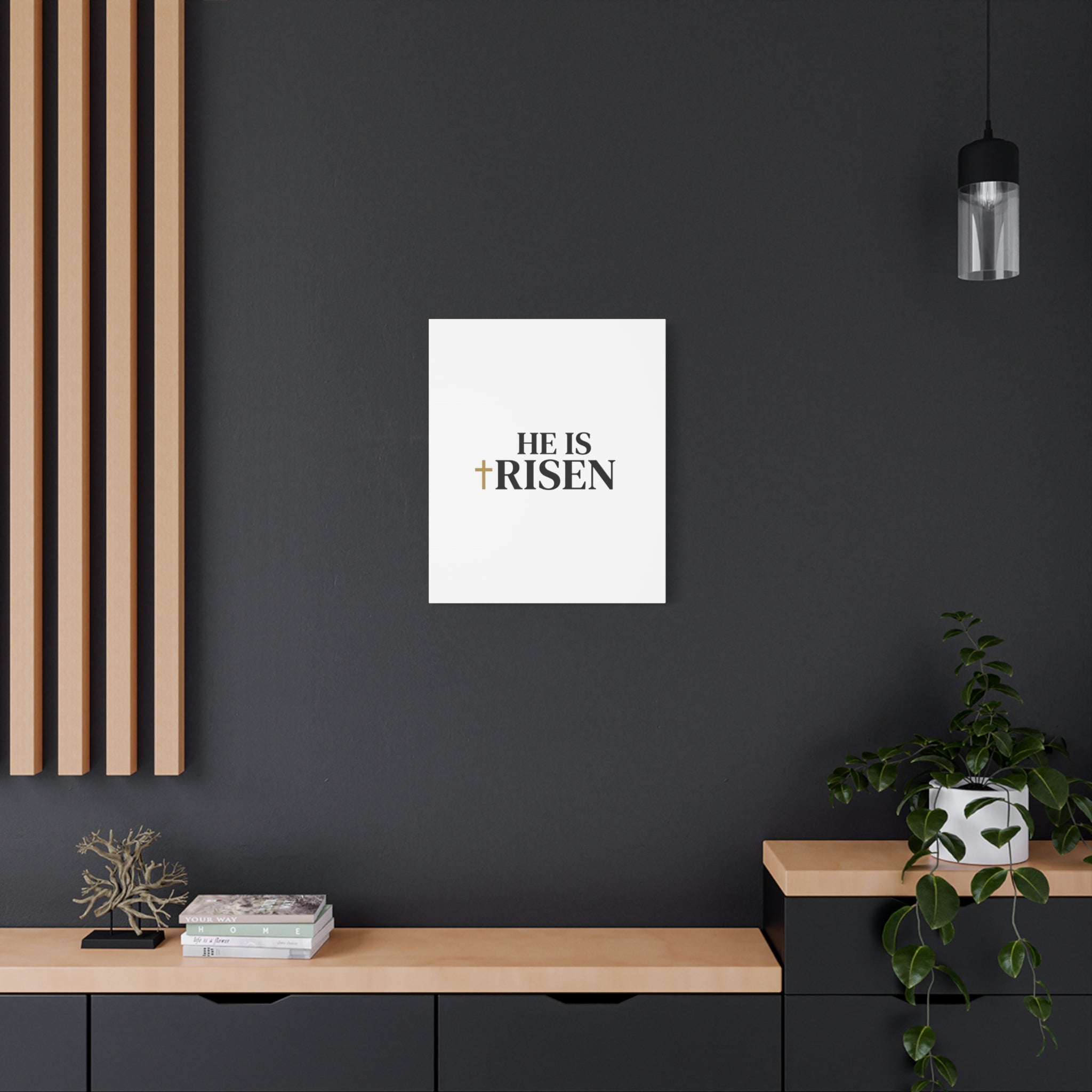 He Is Risen Canvas Print