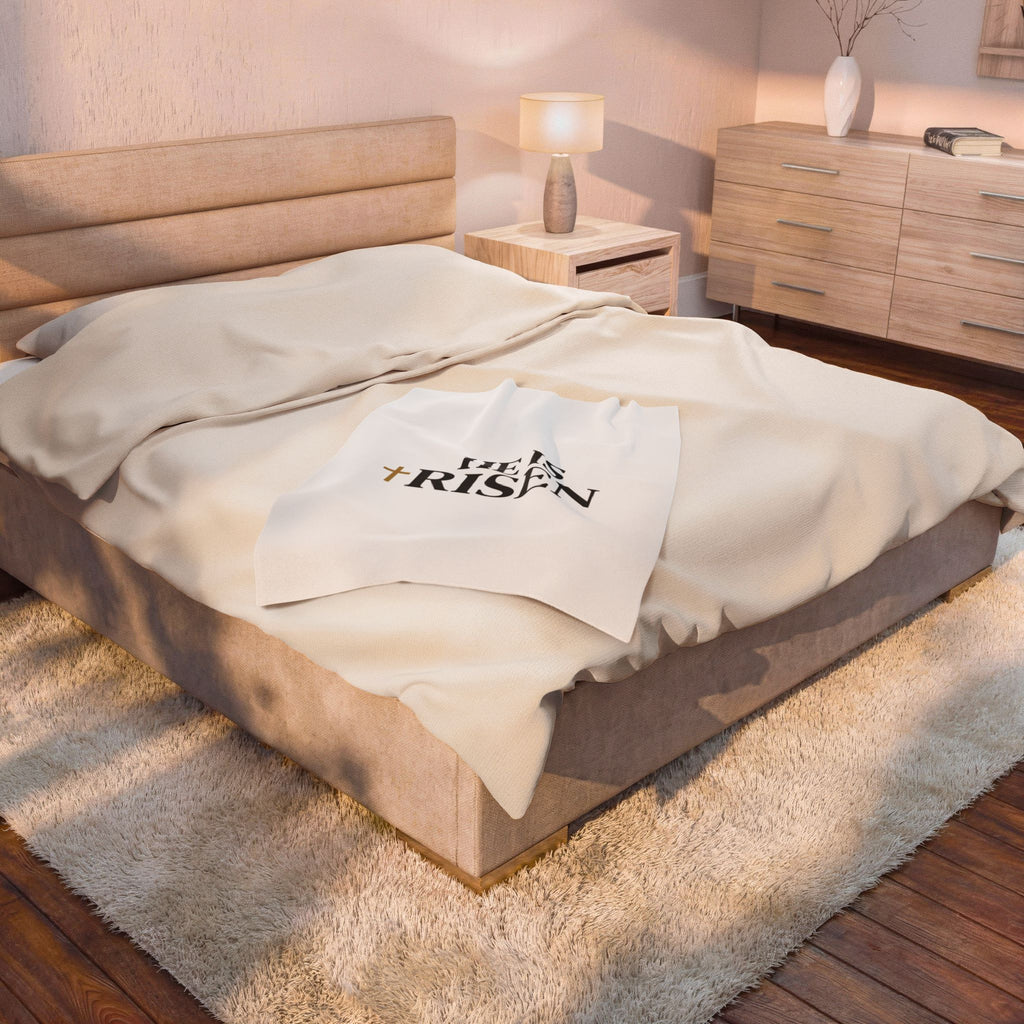 He Is Risen Throw Blanket