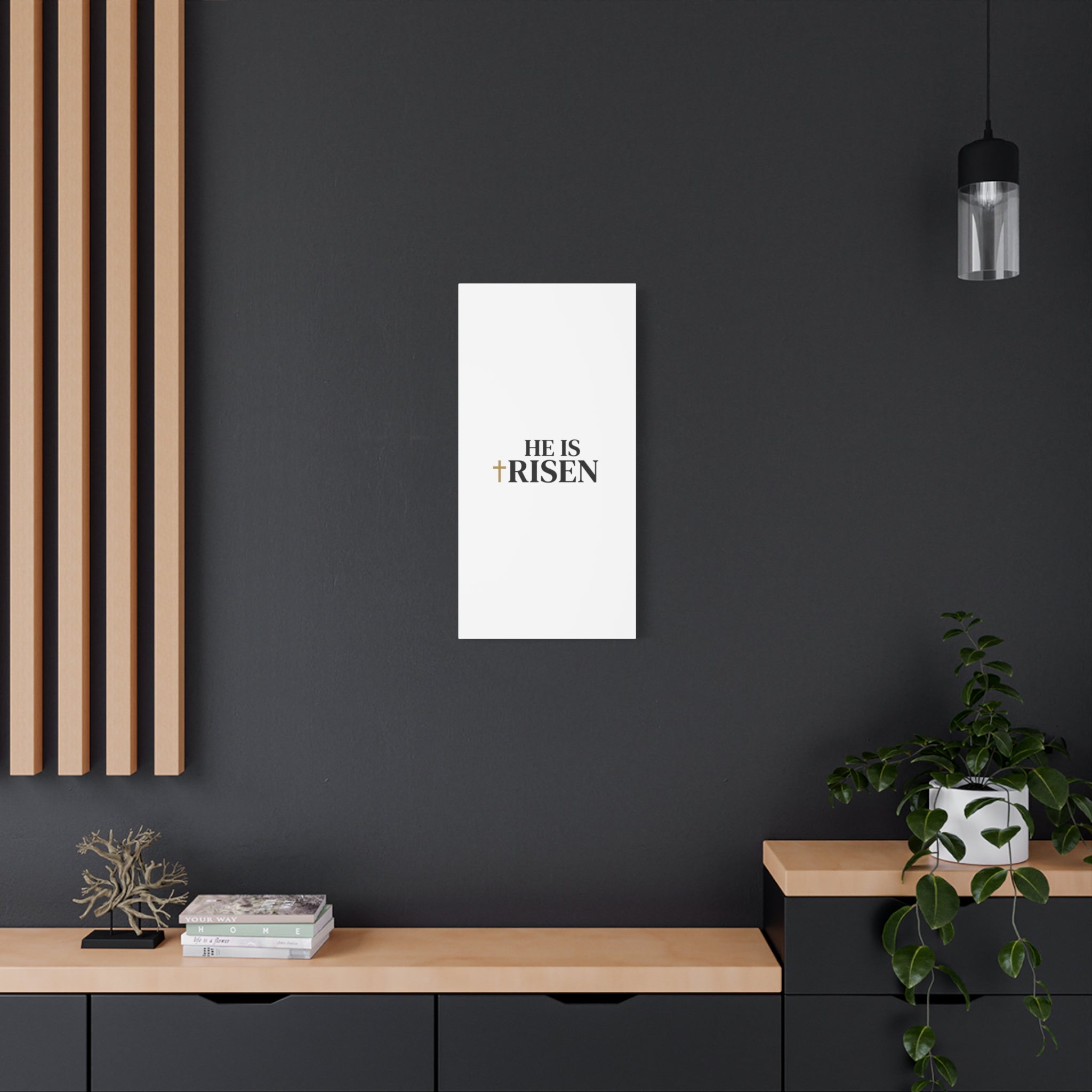 He Is Risen Canvas Print