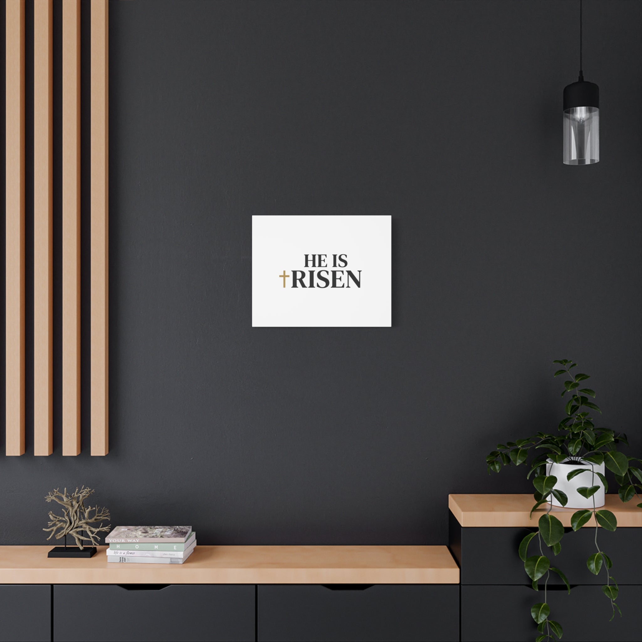 He Is Risen Canvas Print