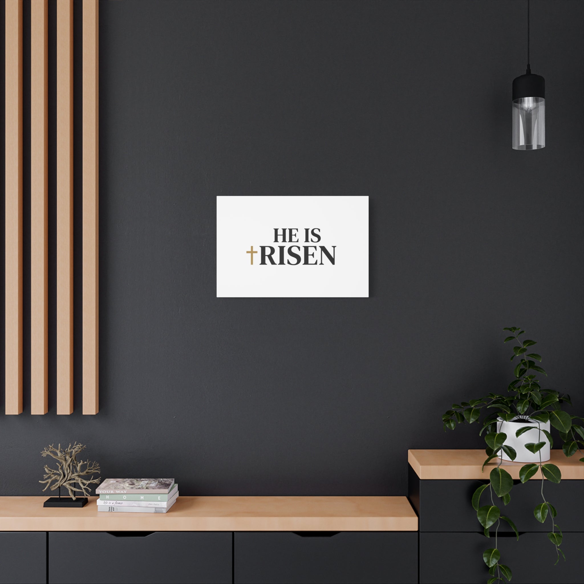 He Is Risen Canvas Print