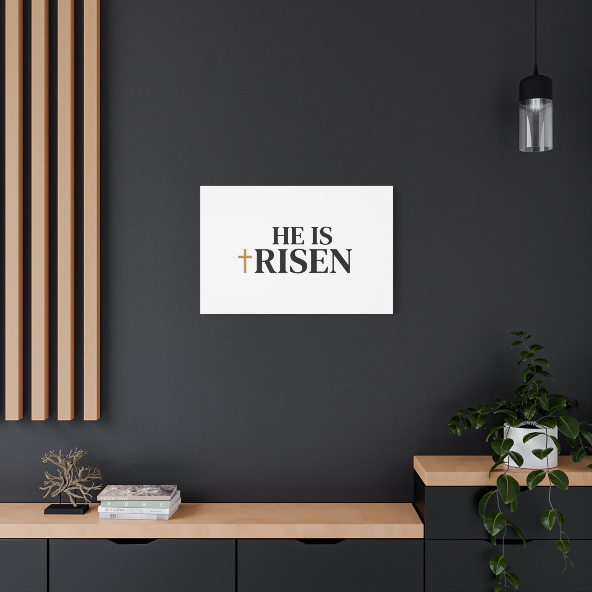 He Is Risen Canvas Print