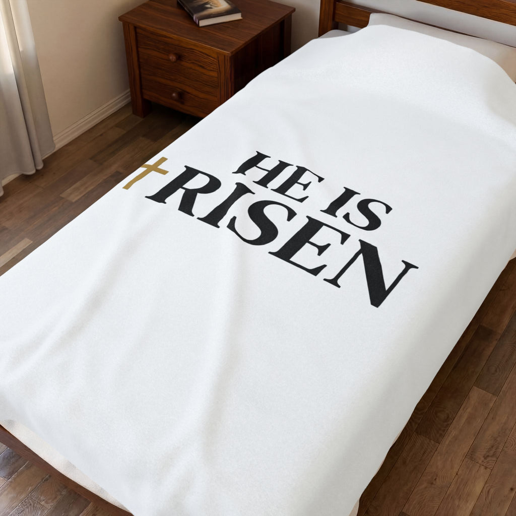 He Is Risen Throw Blanket