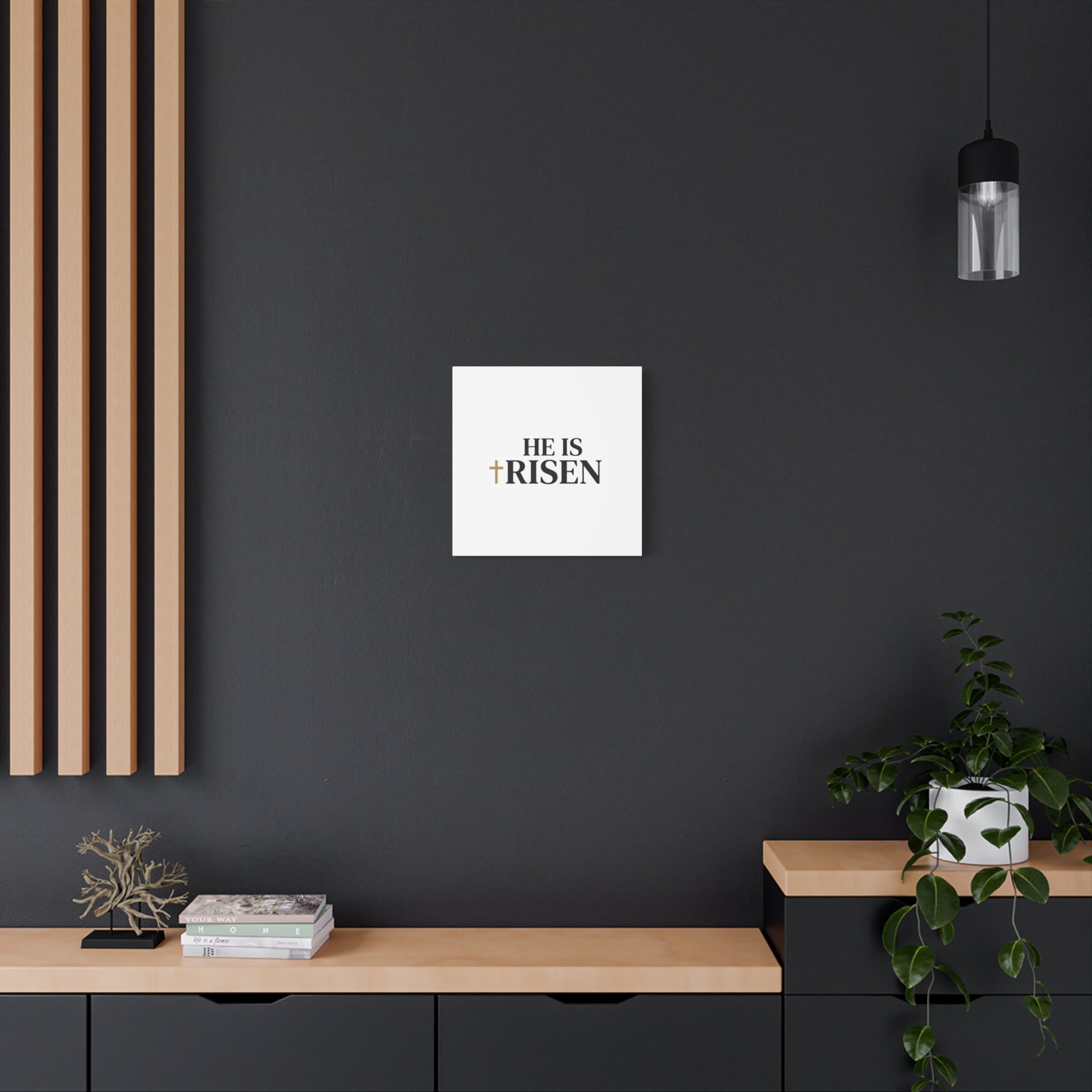 He Is Risen Canvas Print